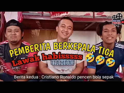 [CHALLENGE] PEMBERITA BERKEPALA TIGA PART 1 (LAWAK SPONTAN)