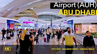 4K  Abu Dhabi International Airport (AUH) Terminal A ❤️ complete walking tour