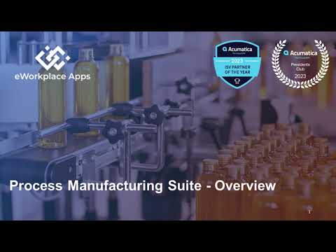 Process Manufacturing Overview