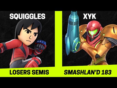 SmashLAN'd 183 Losers Semis - Squiggles vs XYK - SSBU Smash Ultimate Tournament