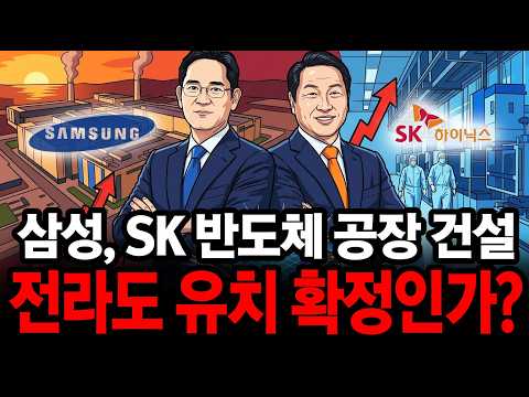 삼성전자와 SK하이닉스 반도체 공장, 정말 전라도에 들어올까?  #경제 #뉴스 #이슈
