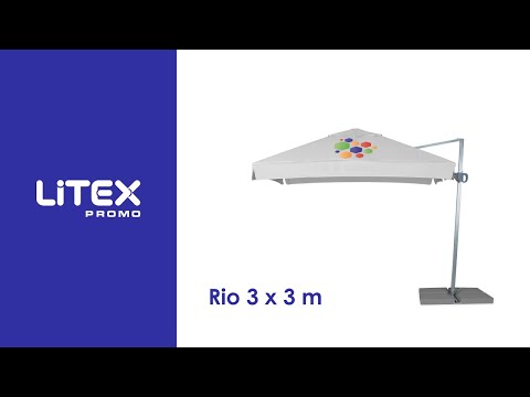 Litex Promo - Parasol Rio 3x3 m