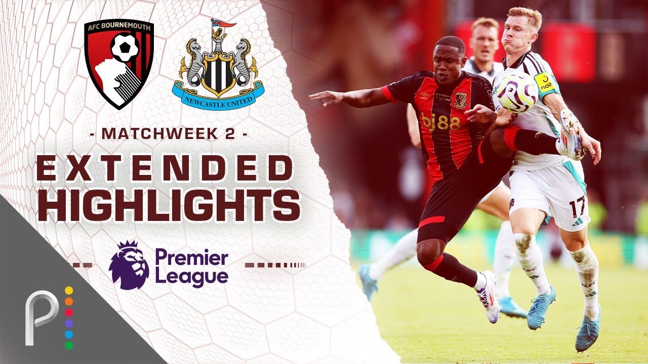 Bournemouth v. Newcastle United | PREMIER LEAGUE HIGHLIGHTS | 8/25/2024 | NBC Sports