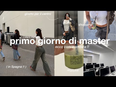 ho iniziato il master in Spagna .. ecco com’è andata davvero !! ( daily vlog )