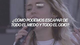 Miley Cyrus - Inspired (español + live)