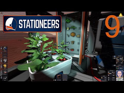 Stationeers episode 9: Growing food, controlling lghts and jetpack juice.