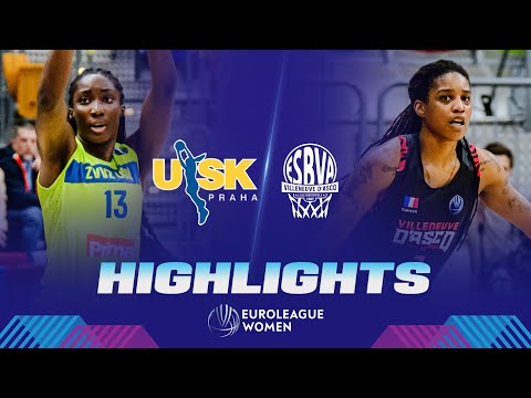 ZVVZ USK Praha v Villeneuve d'Ascq LM | Gameday 5 | Highlights | EuroLeague Women 2023-24