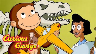 Amazing Dinosaur Bones! 🐵 Curious George 🐵 Kids Cartoon 🐵 Kids Movies