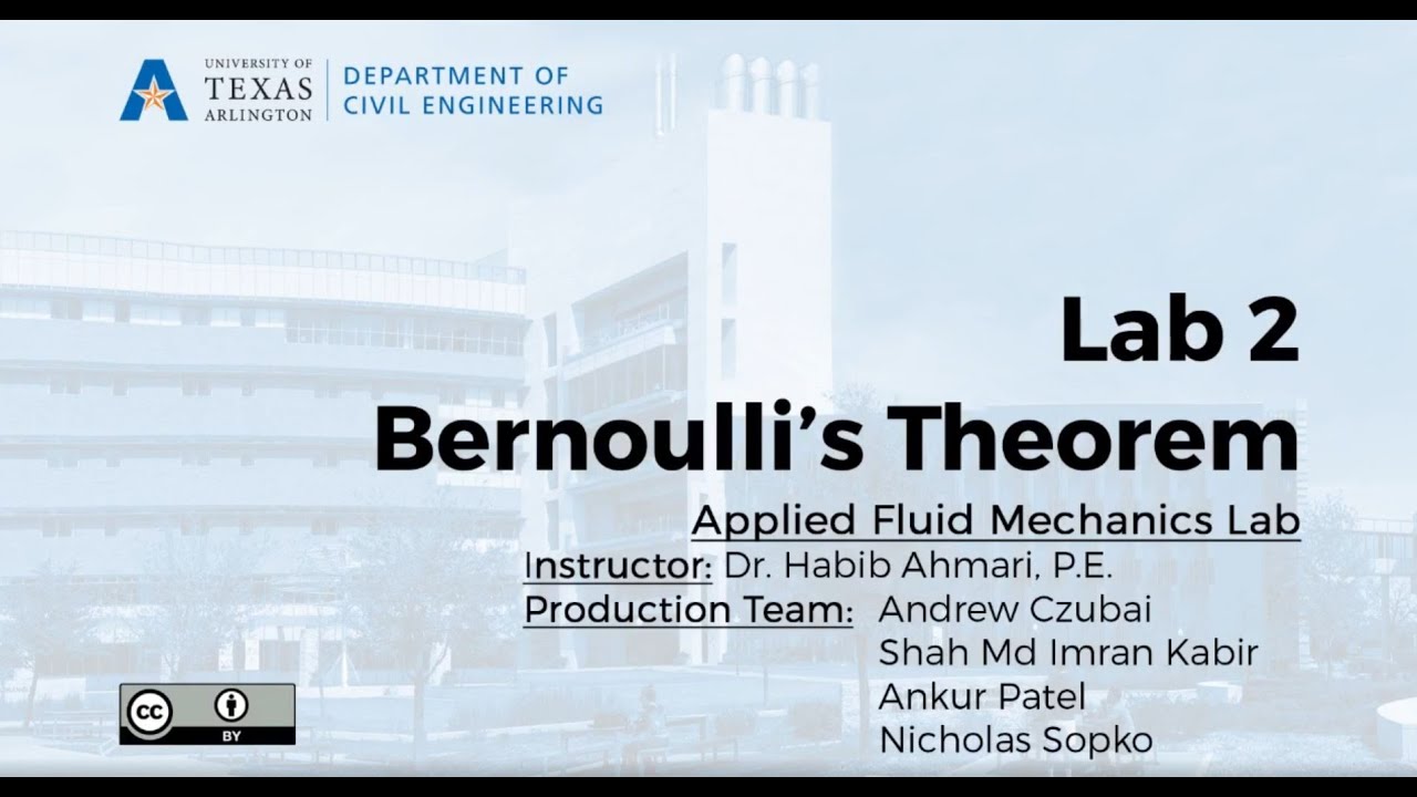 Fluid Mechanics Lab #2 - Bernoulli’s Equation Experiment