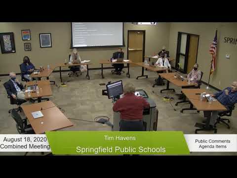 August 18, 2020 Combined Meeting