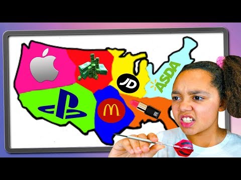 Throwing A Dart at a Map & BUYING Whatever it Lands On - Challenge