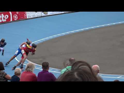 500m 1/2 final sen men (European Championships Inline Skating 2018)