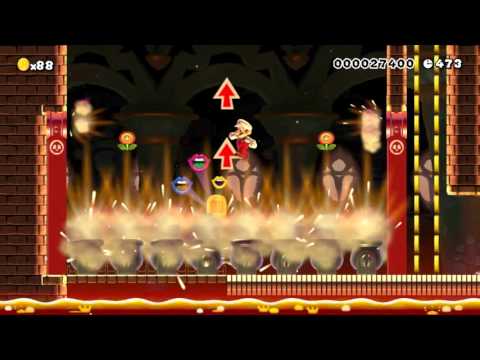 Hot-Foot Elevator to the Stars by Trousers - Super Mario Maker - No Commentary 1AE