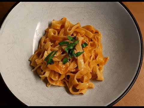 Butternut Squash Pasta : Linguine Recipe