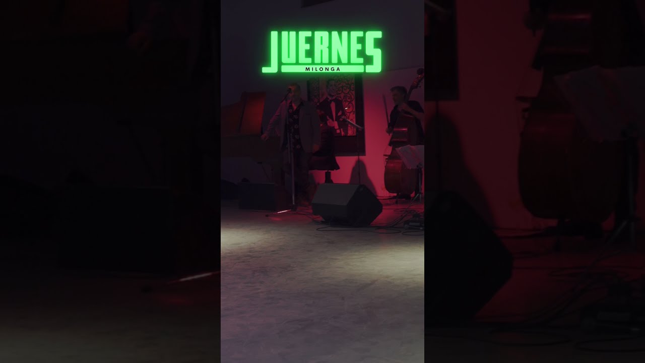 FERNANDO CARRASCO Y JIMENA HOFFNER JUNTO A TANGO BARDO EN JUERNES MILONGA