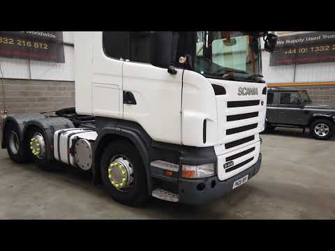 New In Stocklist For Sale:  SCANIA R480 TOPLINE 6X2 TRACTOR UNIT - 2008 - PN08 RBV