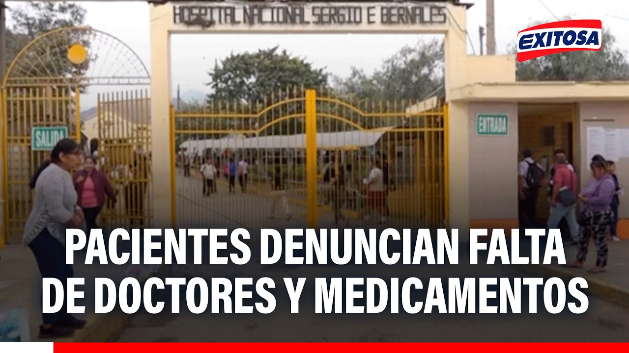 🔴🔵 Comas: Pacientes denuncian falta de doctores y medicamentos en hospital Sergio Bernales