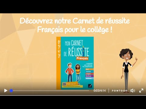 Français Collège : présentation du Carnet de Réussite