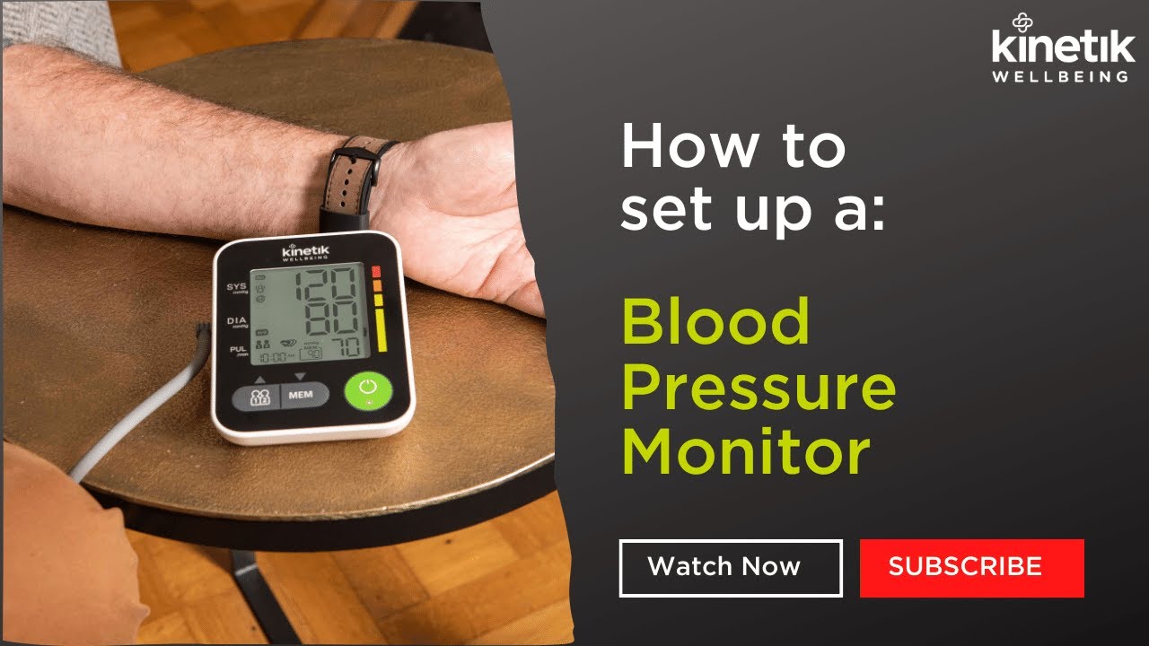 How to use a fully automatic blood pressure monitor - Kinetik Wellbeing - TMB 2080