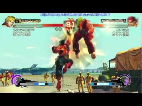 Evil Ryu vs Ken Ranked Online Match - SS4AE SSFIVAE Super Street Fighter 4 Arcade Edition