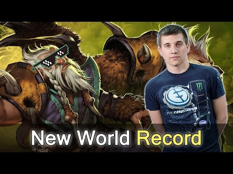 Arteezy Lone Druid world record — EG vs Vega Dota 2