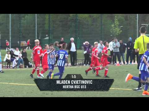 1. FC Union - Hertha BSC (U13 D-Jugend) - Spielszenen (D-Jugend Verbandsl., St. 1) | SPREEKICK.TV