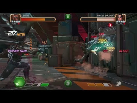 Rank 5 Blade VS Realm Of Legends Winter Soldier - Marvel Contest Of Champions