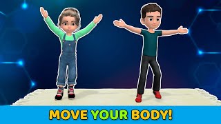 10 MINUTE EASY KIDS WORKOUT: MOVE YOUR BODY!