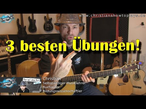 Die drei besten Fingerübungen für Akustik Gitarre | Für Anfänger/Fortgeschrittene