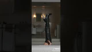 Download lagu Wearing Thigh High Leather Boots ASMR Putting them on mp3