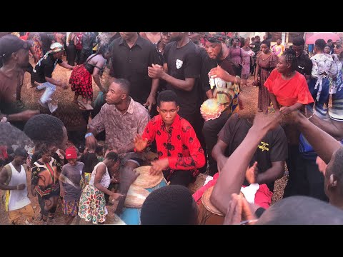 Borborbor Drumming And Dancing Was Over Crowed In Volta Region Sogakope.