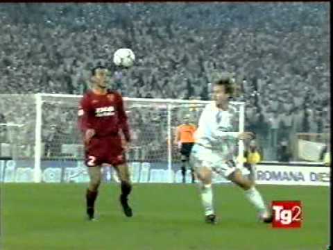 cafu - 4 sombreritos en el calcio roma vs lazio