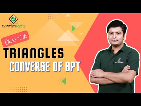 Class 10th Converse of BPT