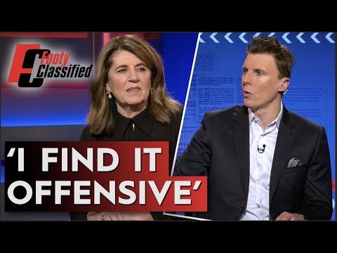 Things gets tense between Caro and Lloyd over Essendon 'bias' - Footy Classified | Footy on Nine