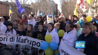 Guerra in Ucraina, ecco le immagini del corteo a Roma nel quarto anniversario dell’invasione russa