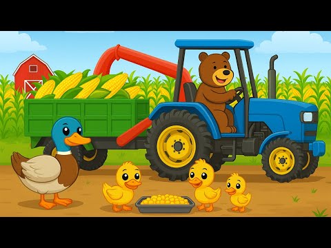 Efficient DUCK FARMING with Smart Corn Harvesting Methods 🌽!