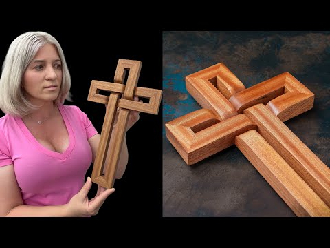 Make a BEAUTIFUL Wooden Cross in Just 30 Minutes
