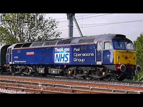 NHS Class 47815 Passing Tilehurst