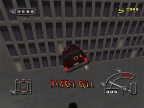 Destruction Derby RAW (PS1) - Skyscraper Infamous Glitch
