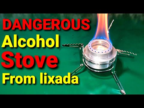Dangerous!! alcohol stove from lixada,