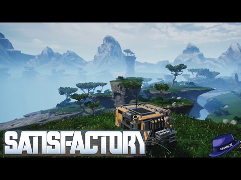 Lets Play SATISFACTORY - Part 09 - Tractor Exploration! - Satisfactory Gameplay Walkthrough