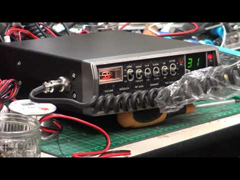 York JCB863 UK CB27/81 CB radio (mobile) - On The Air test