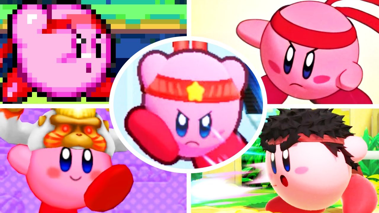 Evolution of Fighter Kirby (1996-2023)