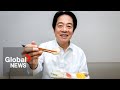 Taiwan President Eats Sushi As China Bans Japanese Seafood