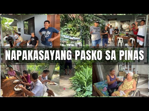 NAPAKASAYANG PASKO SA PINAS! Buhay Probinsya. Philippines. Merry Christmas. Maligayang Pasko Po.