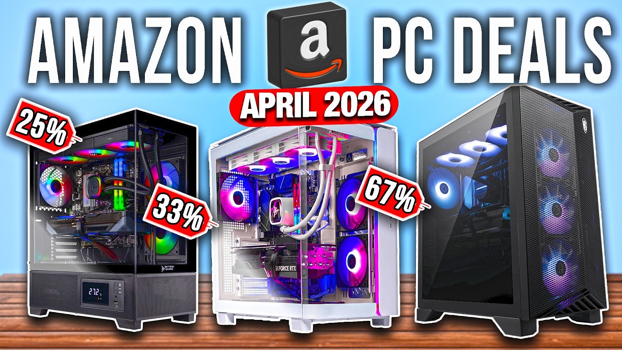 ✅ 5 Best Prebuilt Gaming PCs [April 2026] 📦 Amazon Top Picks for Every Budget!