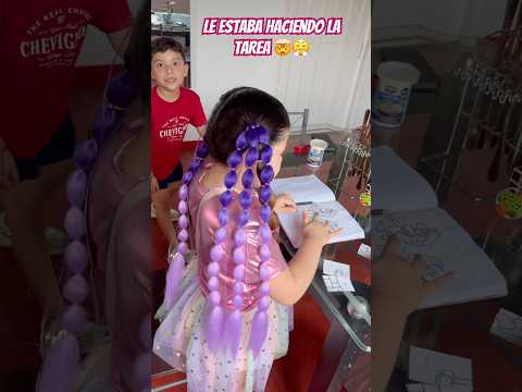 LE ESTABA HACIENDO LA TAREA AL PRIMITO 🤯😤 #youtubeshorts #humor