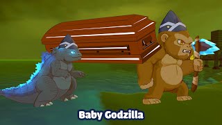 Baby Godzilla vs Kong (part2) || Coffin Dance Song Meme Cover
