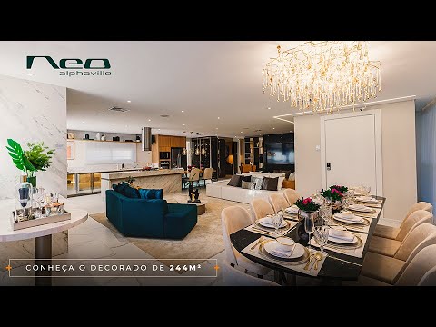 Neo Alphaville: Conheça o Decorado de 244m²