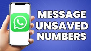 How To Send WhatsApp Message Without Saving Number 2023 (WORKING)